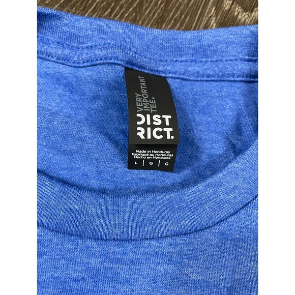 Custom Made Tshirt Blue Size Large - Picture 3 of 4